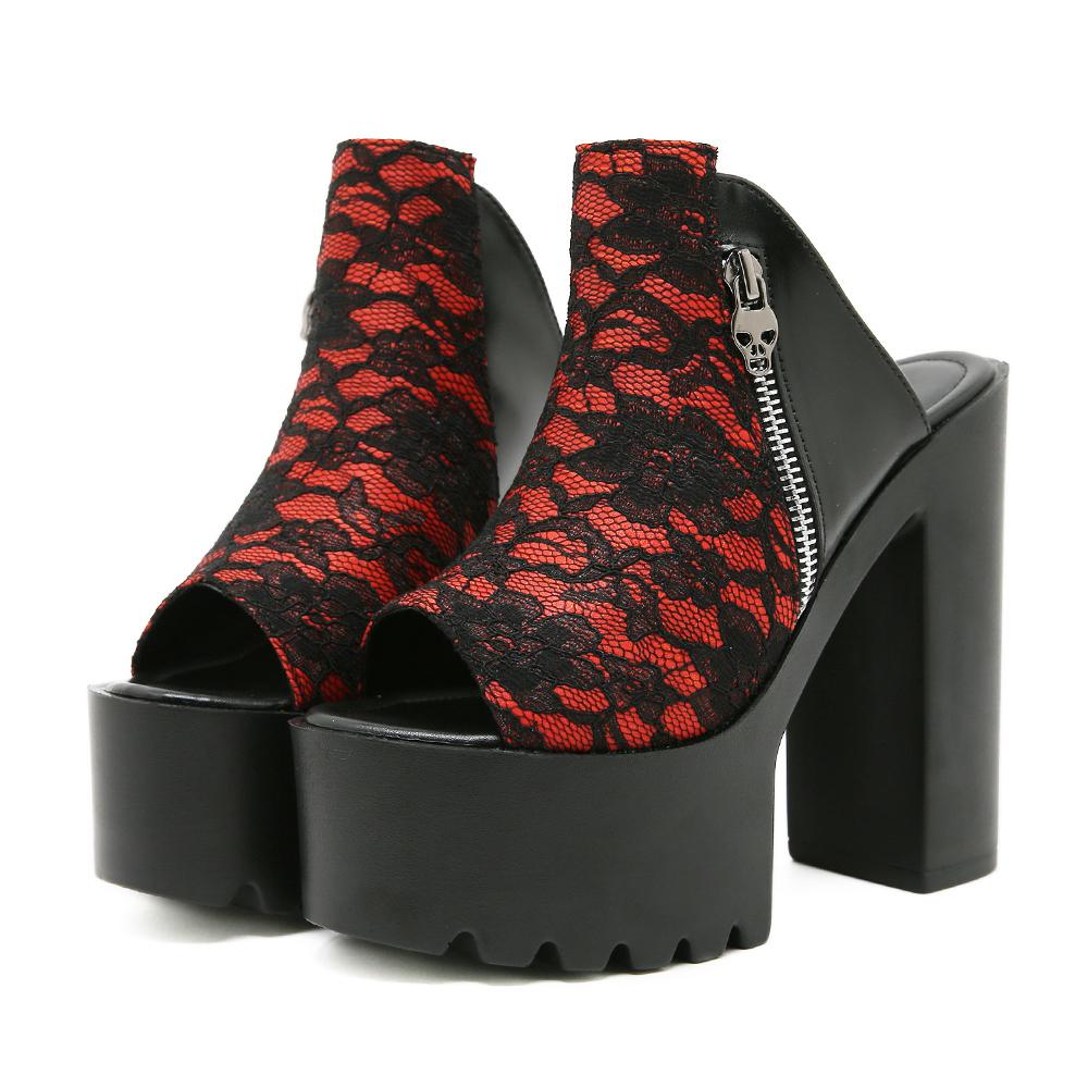 Gdgydh Туфли на высоком каблуке для женщин, модные мюли на платформе с застежкой-молнией и открытым носком, красные лоскутные летние босоножки на каблуке 42 чёрный
Gdgydh Туфли на высоком каблуке для женщин, модные мюли на платформе с застежкой-молнией и открытым носком, красные лоскутные летние босоножки на каблуке 42 чёрный