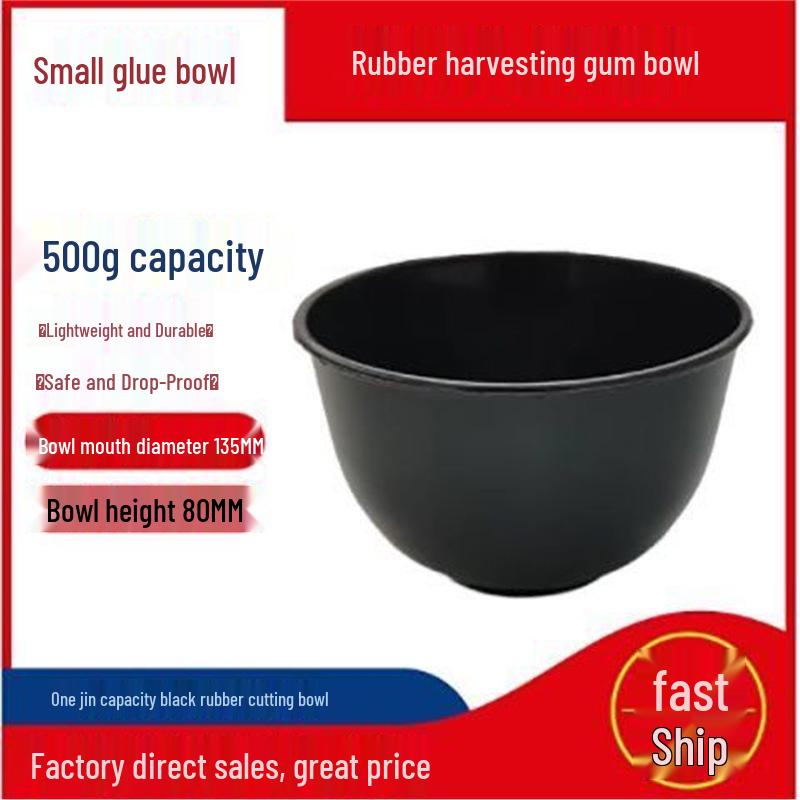 Rubber Tree Sap Collection Set: Drop-Resistant Tapping Bowl with Holder and Glue Tongue 100 pcs
Rubber Tree Sap Collection Set: Drop-Resistant Tapping Bowl with Holder and Glue Tongue 100 pcs