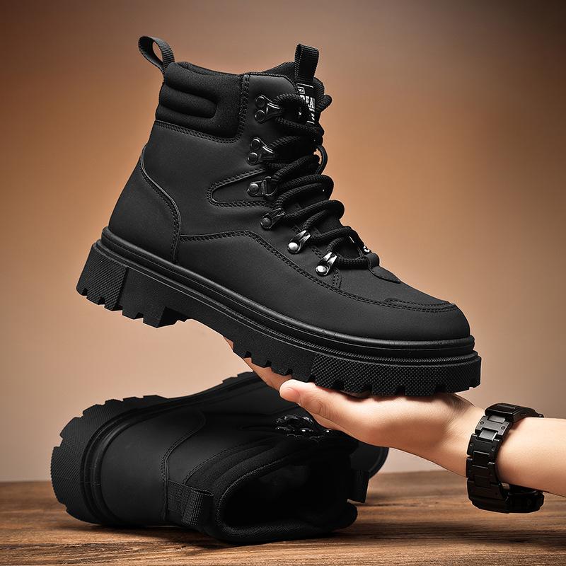 Tall Martin boots men s winter velvet warm cotton shoes tooling boots men s casual cold-resistant snow boots integrated fur 39
Tall Martin boots men s winter velvet warm cotton shoes tooling boots men s casual cold-resistant snow boots integrated fur 39
