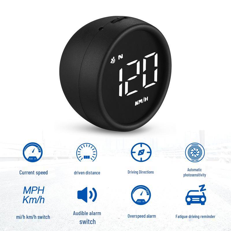 Universal Car HUD with GPS Speed & Overspeed Alarm - Smart LCD Display (G1)
Universal Car HUD with GPS Speed & Overspeed Alarm - Smart LCD Display (G1)