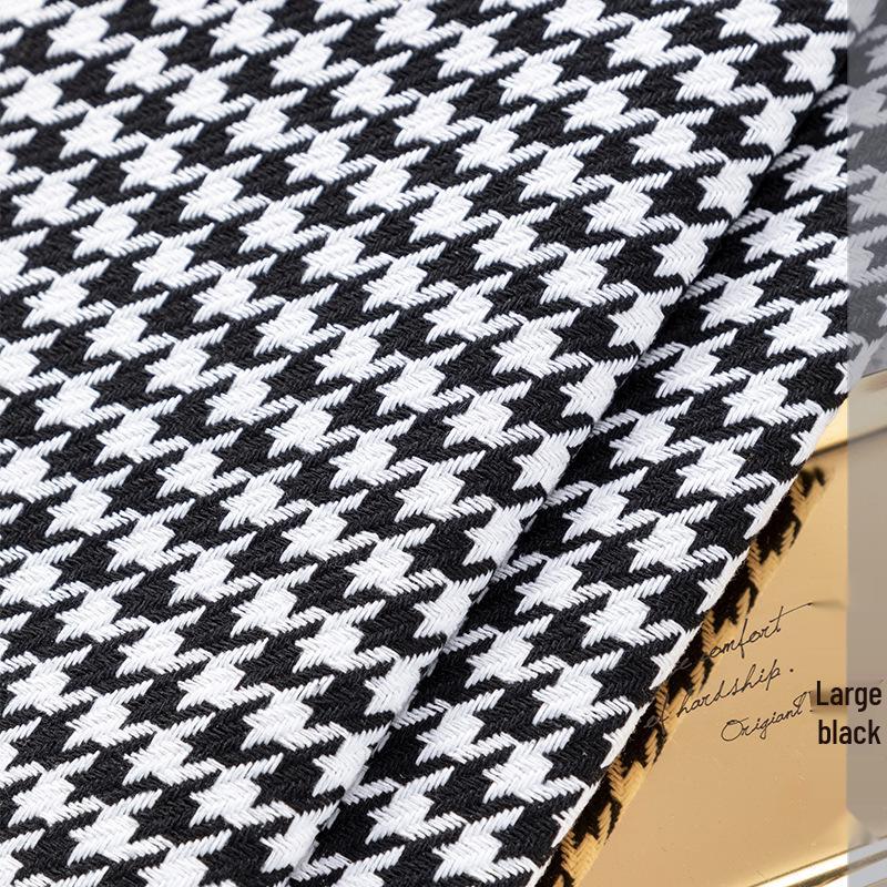 Houndstooth Cotton Linen Fabric - Thickened Plaid for DIY Tablecloths & Sofa Covers
Houndstooth Cotton Linen Fabric - Thickened Plaid for DIY Tablecloths & Sofa Covers