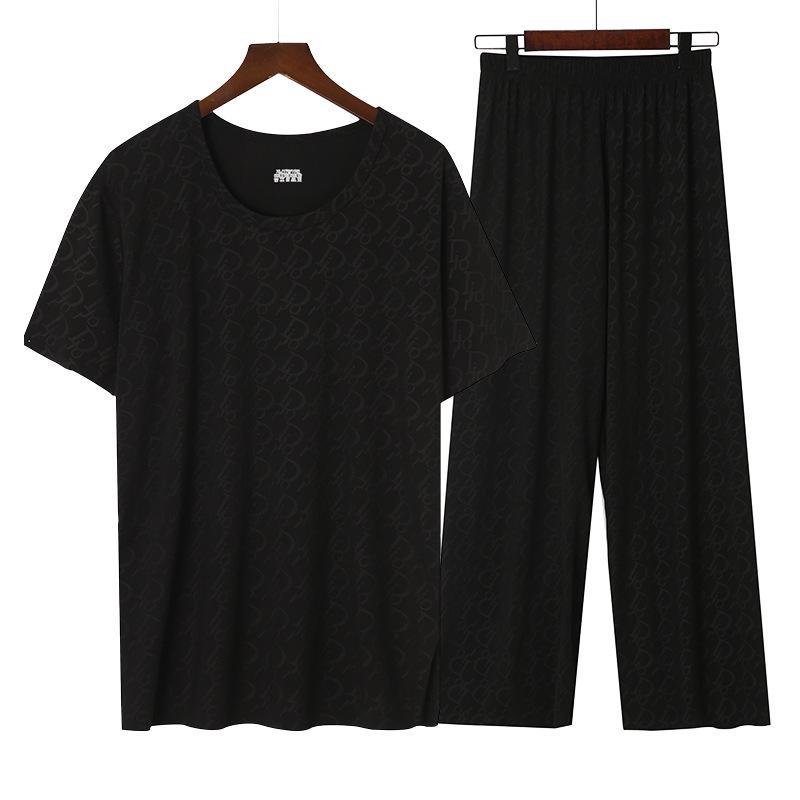 Унисекс Летний Комплект Домашней Одежды из Ледяного Шелка - С Коротким/Длинным Рукавом и Брюки, Можно Носить На Улице, Тонкая Шелковая Пижама Extra Large
Унисекс Летний Комплект Домашней Одежды из Ледяного Шелка - С Коротким/Длинным Рукавом и Брюки, Можно Носить На Улице, Тонкая Шелковая Пижама Extra Large