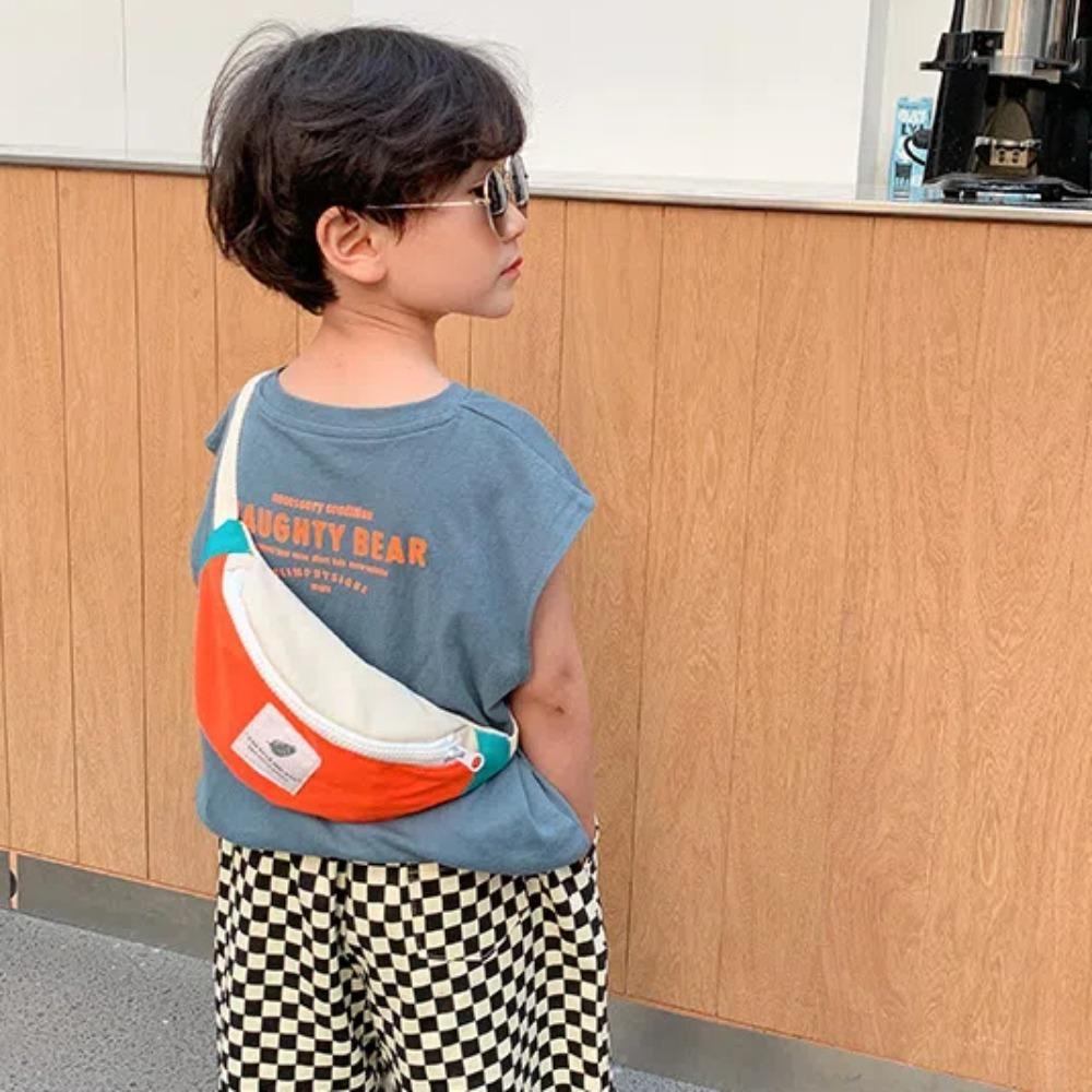 Contrasting Colors Children Chest Bag Patchwork Mini Crossbody Bag Creative Kids Waist Bag Daily
Contrasting Colors Children Chest Bag Patchwork Mini Crossbody Bag Creative Kids Waist Bag Daily