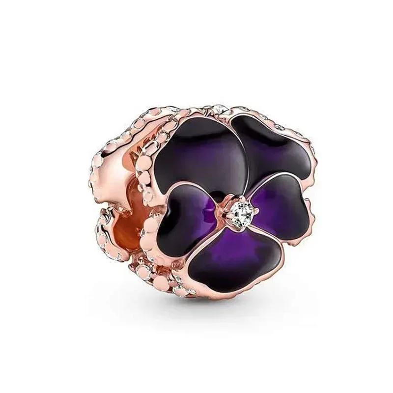 Crown Panda Pink Purple & Blue Butterfly Leaf Flowers Series Charm Bead Fit Bracelet Fashion Jewelry for Women
Crown Panda Pink Purple & Blue Butterfly Leaf Flowers Series Charm Bead Fit Bracelet Fashion Jewelry for Women