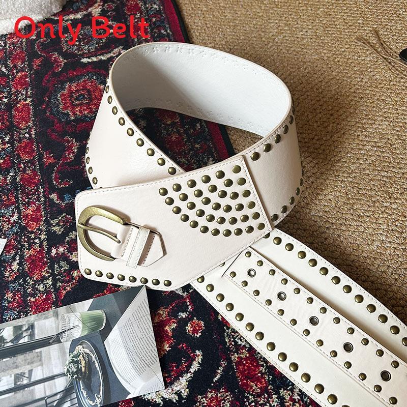 Retropu Leather Waist Belt With Metal Pin Buckle For Fashionable Skirts White
Retropu Leather Waist Belt With Metal Pin Buckle For Fashionable Skirts White