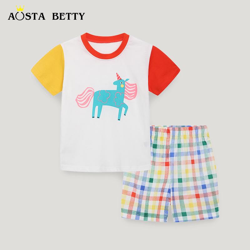 European and American Fashion Girls Summer Cotton Knit Short Sleeve T-Shirt and Shorts Set 3Y (100cm)
European and American Fashion Girls Summer Cotton Knit Short Sleeve T-Shirt and Shorts Set 3Y (100cm)