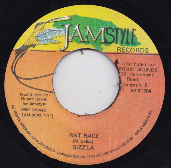 7inch Record SIZZLA - Rat Race JAM0002 Jamstyle Record 1997 Jamaica Reggae, Ska & Dub Used
7inch Record SIZZLA - Rat Race JAM0002 Jamstyle Record 1997 Jamaica Reggae, Ska & Dub Used