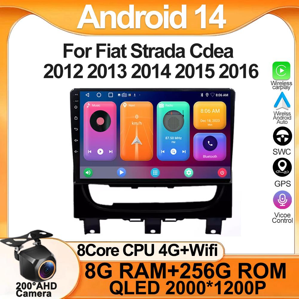 For Fiat Strada Cdea 2012 2013 2014 2015 2016 Android 13 Video Multimedia Car Navigation 5G WIFI NO 2DIN DVD Carplay HDR Screen
For Fiat Strada Cdea 2012 2013 2014 2015 2016 Android 13 Video Multimedia Car Navigation 5G WIFI NO 2DIN DVD Carplay HDR Screen