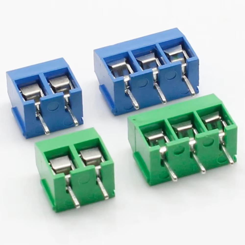 100PCS 2P/3P Configuration Screw Terminal Connector 5.0mm Pitch KF301 Terminal Electrical Projects 2P зелений
100PCS 2P/3P Configuration Screw Terminal Connector 5.0mm Pitch KF301 Terminal Electrical Projects 2P зелений