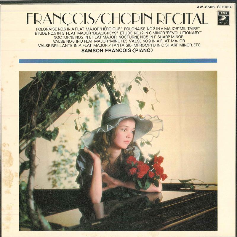 LP Record SAMSON FRANCOIS Chopin RECITAL AW8506 ANGEL Japan Classical Used
LP Record SAMSON FRANCOIS Chopin RECITAL AW8506 ANGEL Japan Classical Used