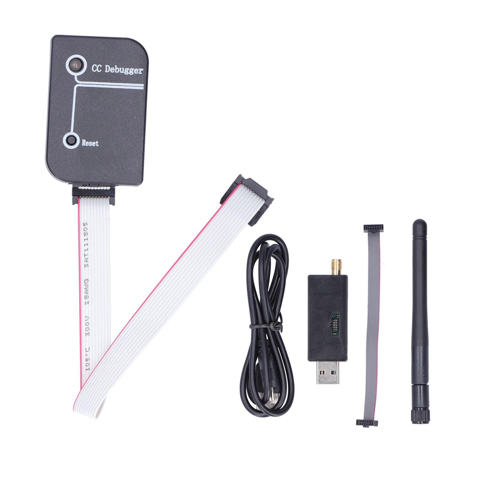 CC Debugger RF System Programmer 2.4052.485GHz Module Accessory with Antenna USB CableCC2540
CC Debugger RF System Programmer 2.4052.485GHz Module Accessory with Antenna USB CableCC2540