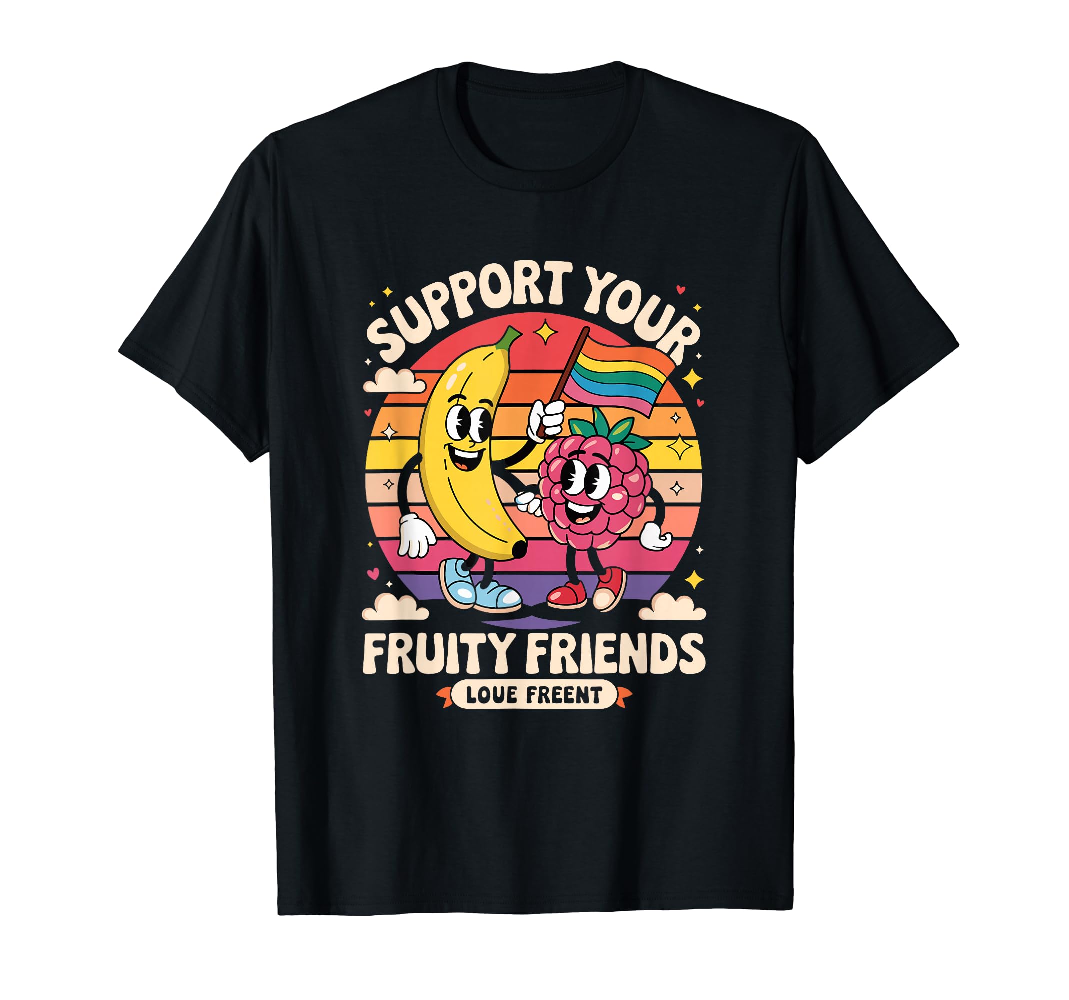 Friends Pride Rainbow Love T-Shirt чорний
Friends Pride Rainbow Love T-Shirt чорний