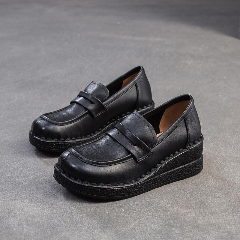 Johnature Retro Commuter Loafers Genuine Leather Wedges Pumps Casual Versatile Women s Slip-on Shoes 37 чёрный
Johnature Retro Commuter Loafers Genuine Leather Wedges Pumps Casual Versatile Women s Slip-on Shoes 37 чёрный