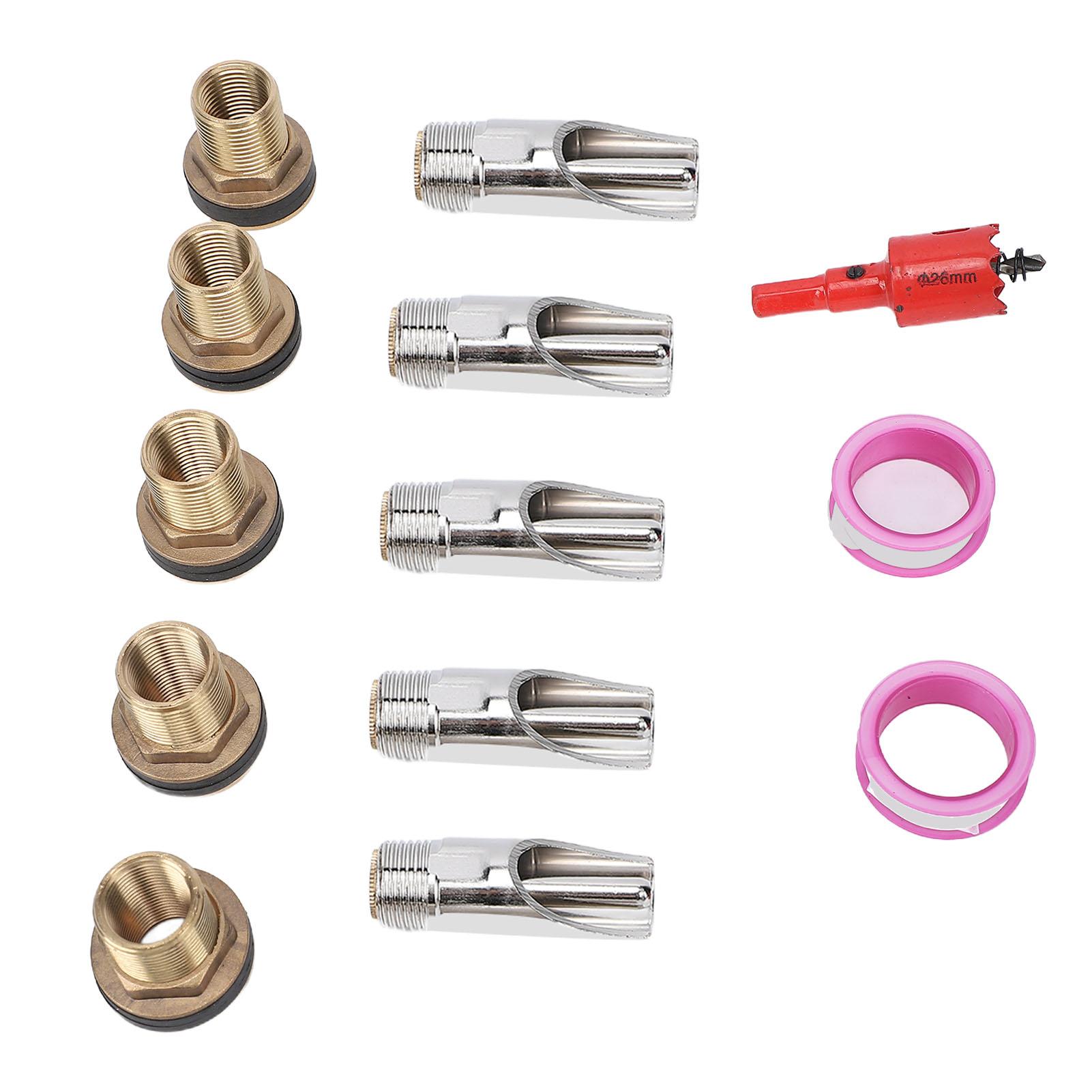 Water Nipple, Stainless Steel Automatic let Water Nipple Feeder with Brass Connectors, for Goats, s, Horses, Cattle
Water Nipple, Stainless Steel Automatic let Water Nipple Feeder with Brass Connectors, for Goats, s, Horses, Cattle