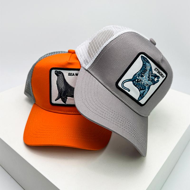 New Men Women Color Block Embroidery Cartoon Marine Animals Baseball Hats Personal Breathable Trucker Cap Mesh Hip Hop Versatile 52-60cm
New Men Women Color Block Embroidery Cartoon Marine Animals Baseball Hats Personal Breathable Trucker Cap Mesh Hip Hop Versatile 52-60cm