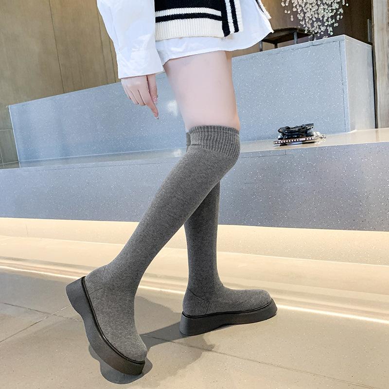 Винтажные вязаные эластичные ботфорты выше колена женские осенние носки-ботинки женские ботинки Мартин 38 серый
Винтажные вязаные эластичные ботфорты выше колена женские осенние носки-ботинки женские ботинки Мартин 38 серый