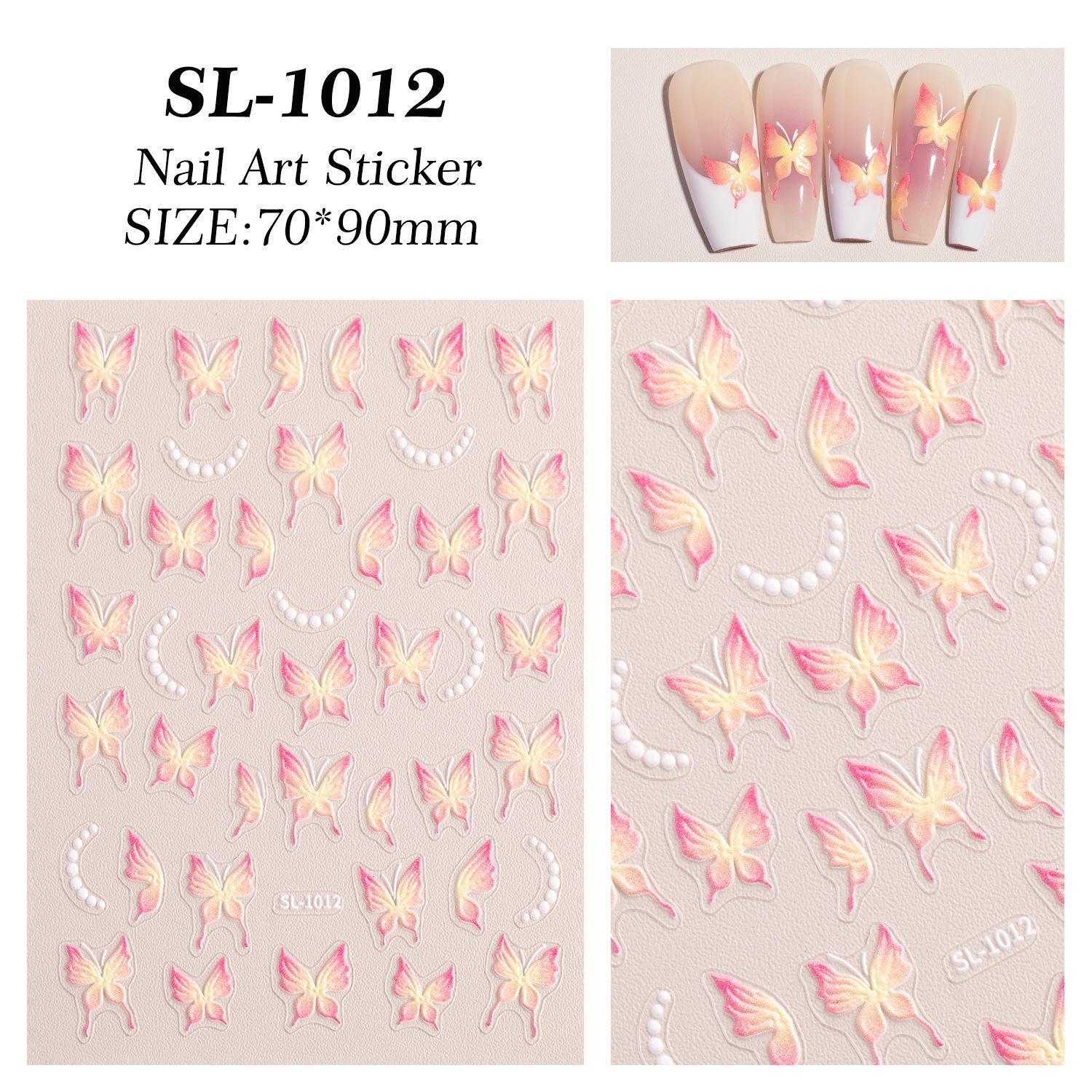 5D Embossed Butterfly Flower Nail Art Stickers - 3D Fairy Style Decor
5D Embossed Butterfly Flower Nail Art Stickers - 3D Fairy Style Decor