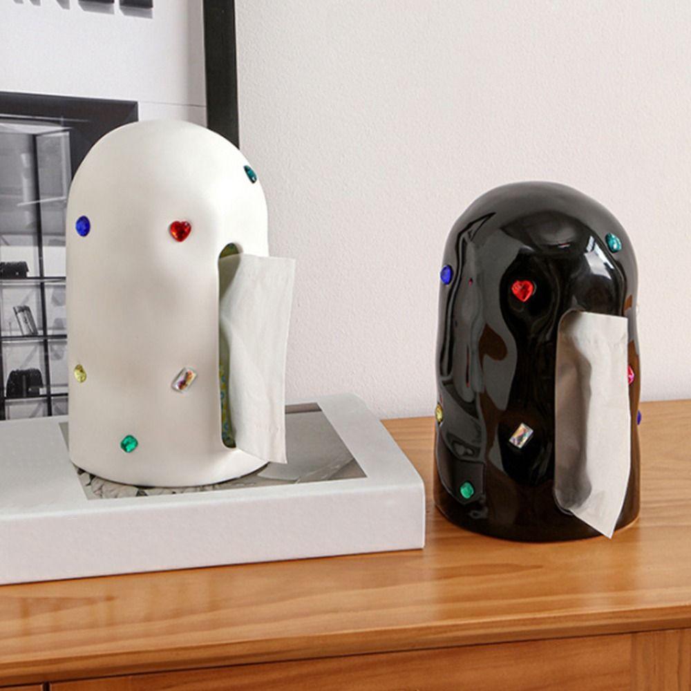 Household Ceramic Tissue Box INS-Style Napkin Storage Case Gem Napkin Paper Box Desktop Decoration чорний
Household Ceramic Tissue Box INS-Style Napkin Storage Case Gem Napkin Paper Box Desktop Decoration чорний