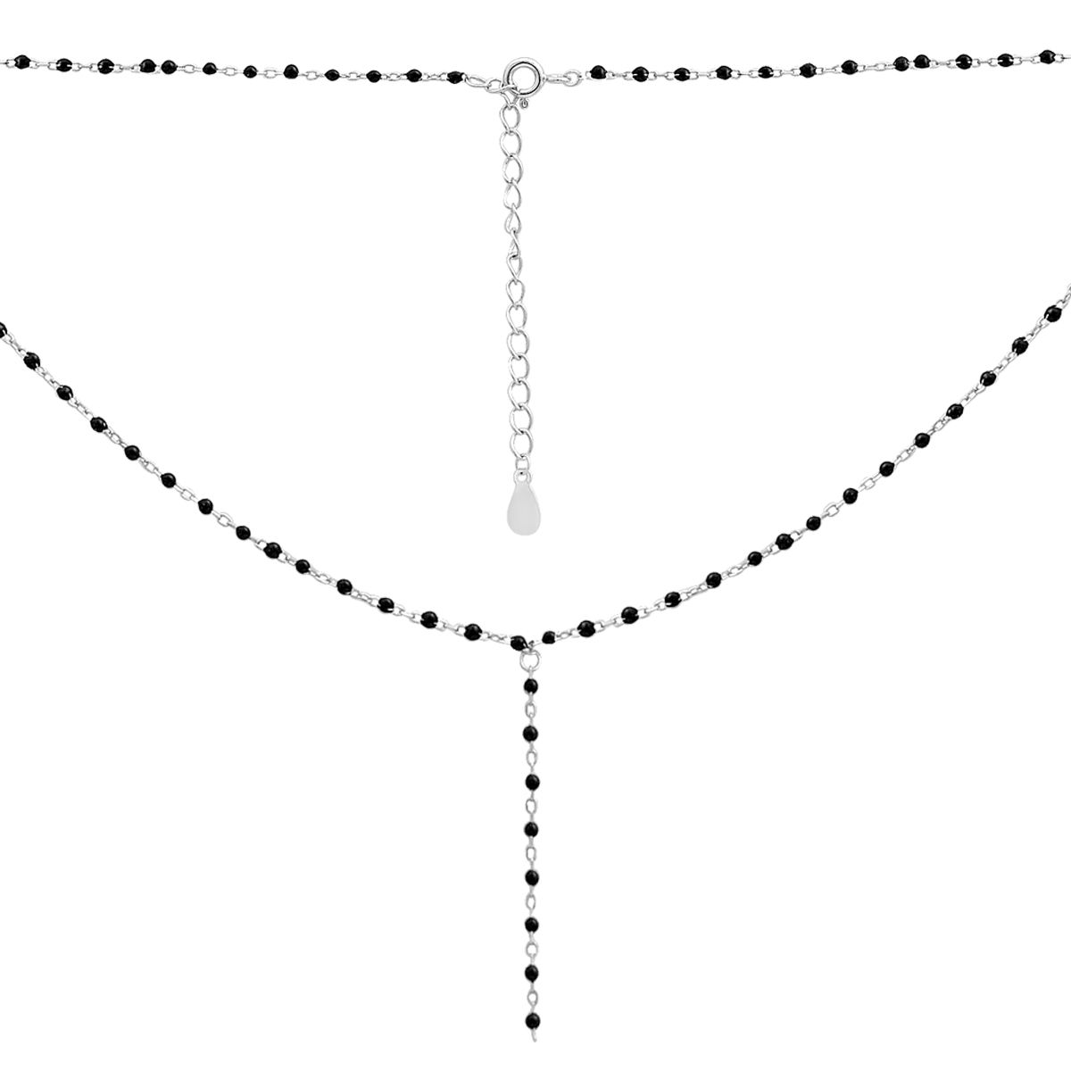 Silver necklace with enamel, item weight 1.68 g (60002368) 40-45cm
Silver necklace with enamel, item weight 1.68 g (60002368) 40-45cm