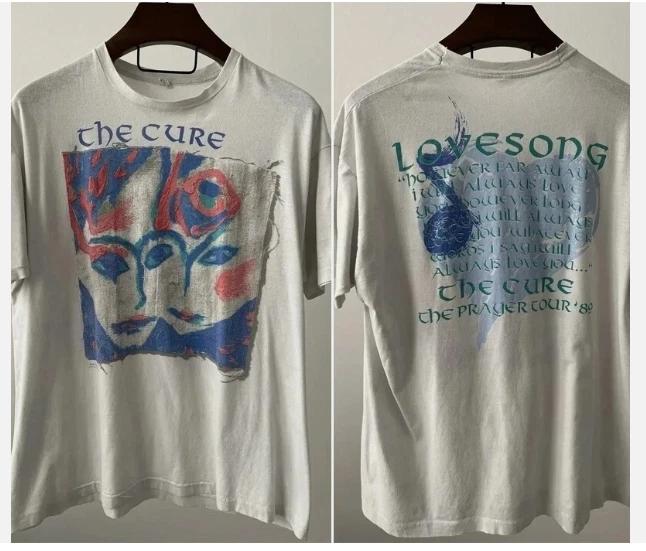 The Cure 1989 Lovesong T-Shirt Reprint 2 side White short sleeve T T-Shirt S-5XL S
The Cure 1989 Lovesong T-Shirt Reprint 2 side White short sleeve T T-Shirt S-5XL S