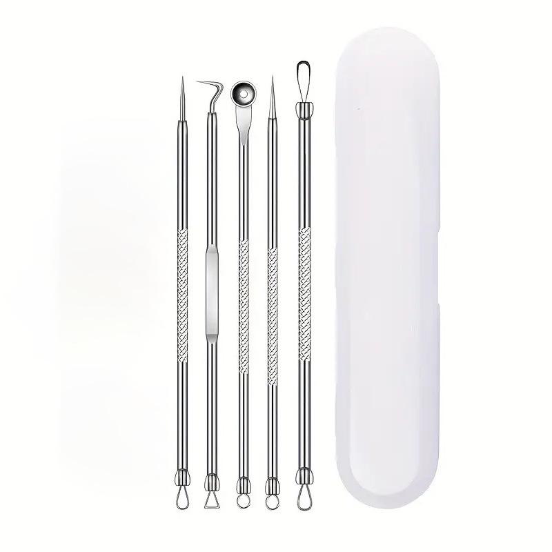 5/8Pcs Professional Facial Blackhead Remover Tweezers, High-Precision Stainless Steel Tweezers-Needle-Nose Pliers Tool Kit
5/8Pcs Professional Facial Blackhead Remover Tweezers, High-Precision Stainless Steel Tweezers-Needle-Nose Pliers Tool Kit