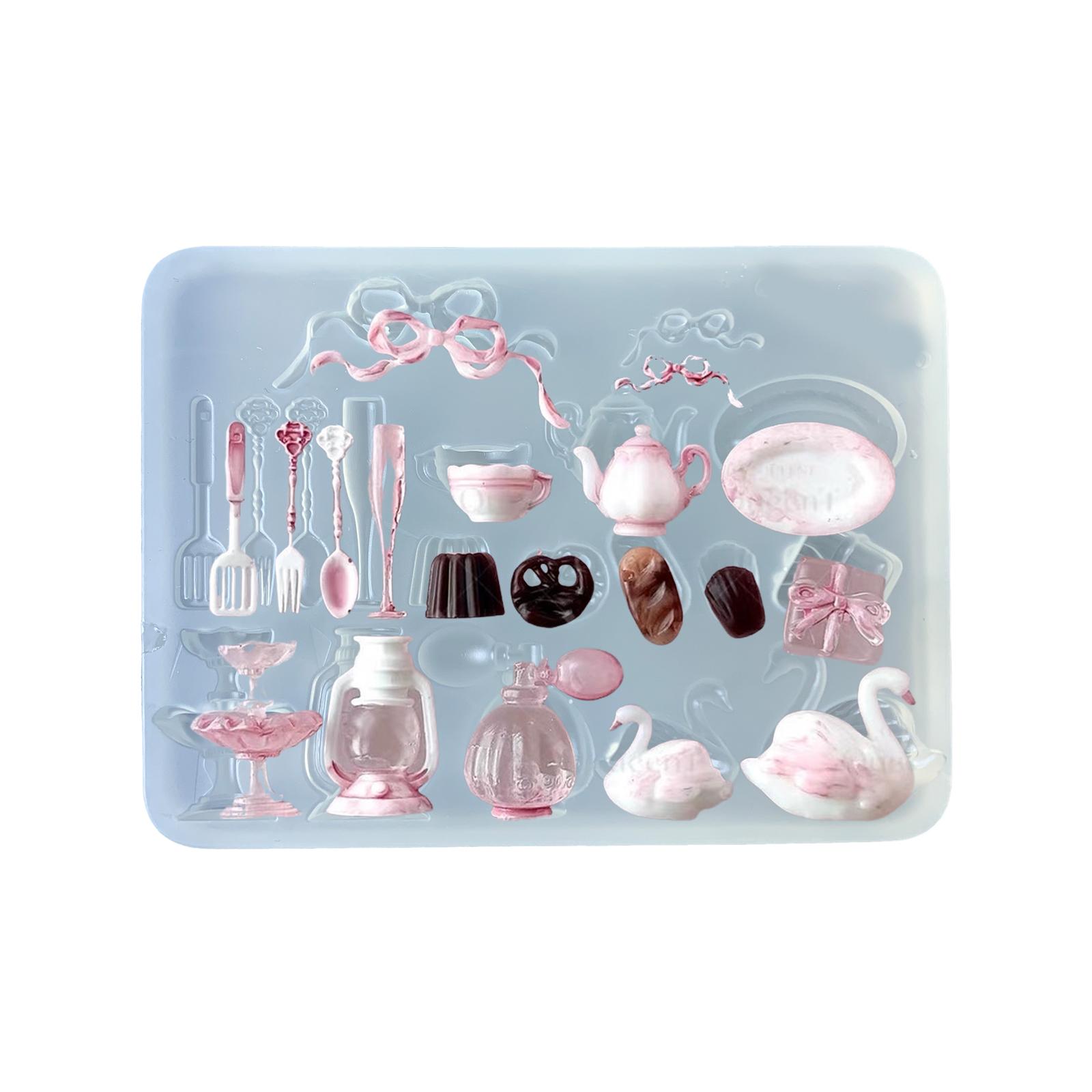 Nails Art Moulds Silicone Template Nails Designing Tool Dessert Theme Silicone Handmade Moulds for Manicure Creation
Nails Art Moulds Silicone Template Nails Designing Tool Dessert Theme Silicone Handmade Moulds for Manicure Creation