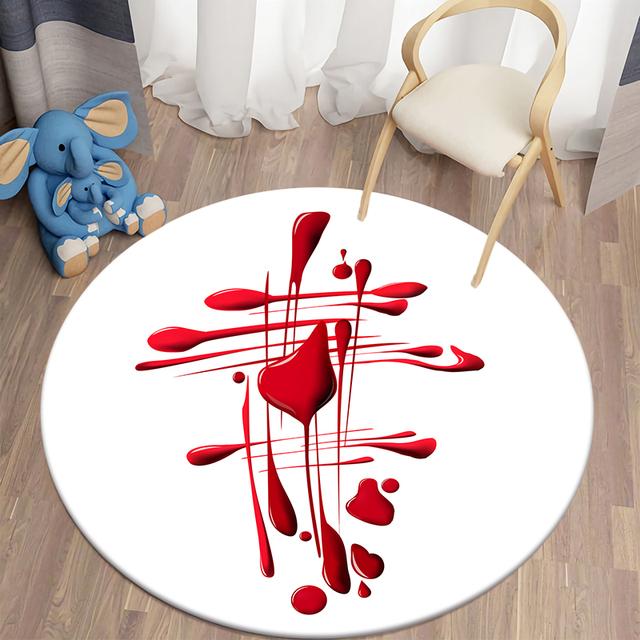 Round Nail Polish Lipstick Carpet For Girls Bedroom Living Room Cosmetics Area Rug Soft Doormat For Children Girls 40cm
Round Nail Polish Lipstick Carpet For Girls Bedroom Living Room Cosmetics Area Rug Soft Doormat For Children Girls 40cm