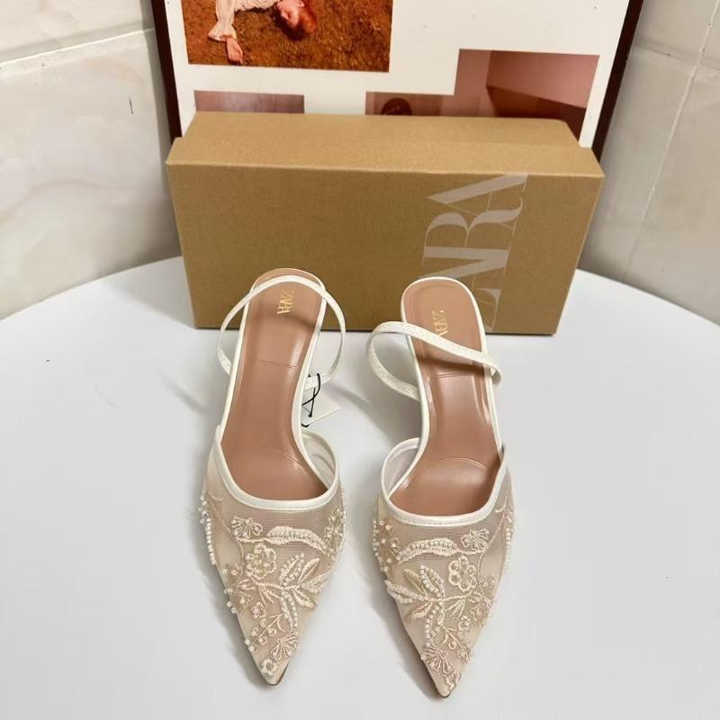 ZA new pointed head fine heel mesh bag head high heels women s lace small fragrance versatile outer wear one word with sandals women 35
ZA new pointed head fine heel mesh bag head high heels women s lace small fragrance versatile outer wear one word with sandals women 35
