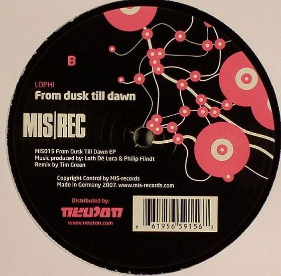 12inch Record LOPHI - From Dusk Till Dawn MIS015 MIS Records 2007 Denmark Dance & Electronica Used
12inch Record LOPHI - From Dusk Till Dawn MIS015 MIS Records 2007 Denmark Dance & Electronica Used