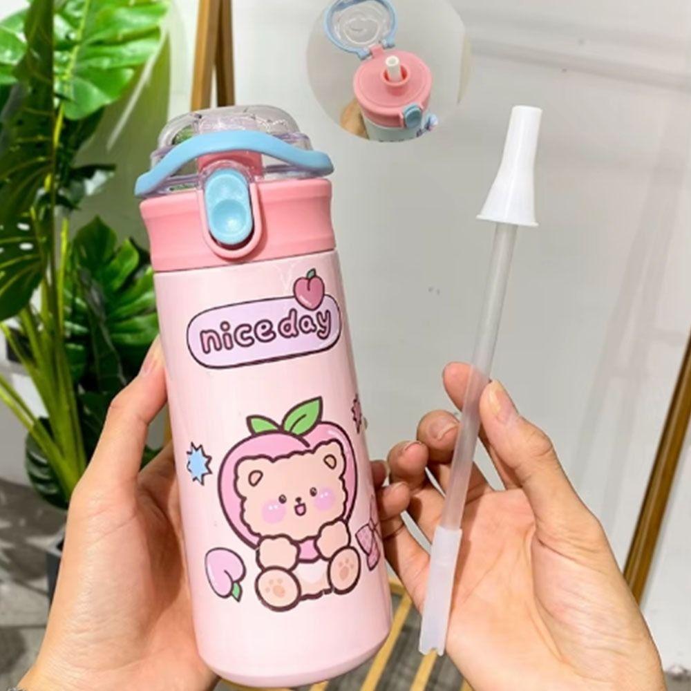 Large Capacity Cartoon Insulated Water Bottle 480ML Bounce Cup Portable Car Vacuum Flask Student рожевий
Large Capacity Cartoon Insulated Water Bottle 480ML Bounce Cup Portable Car Vacuum Flask Student рожевий