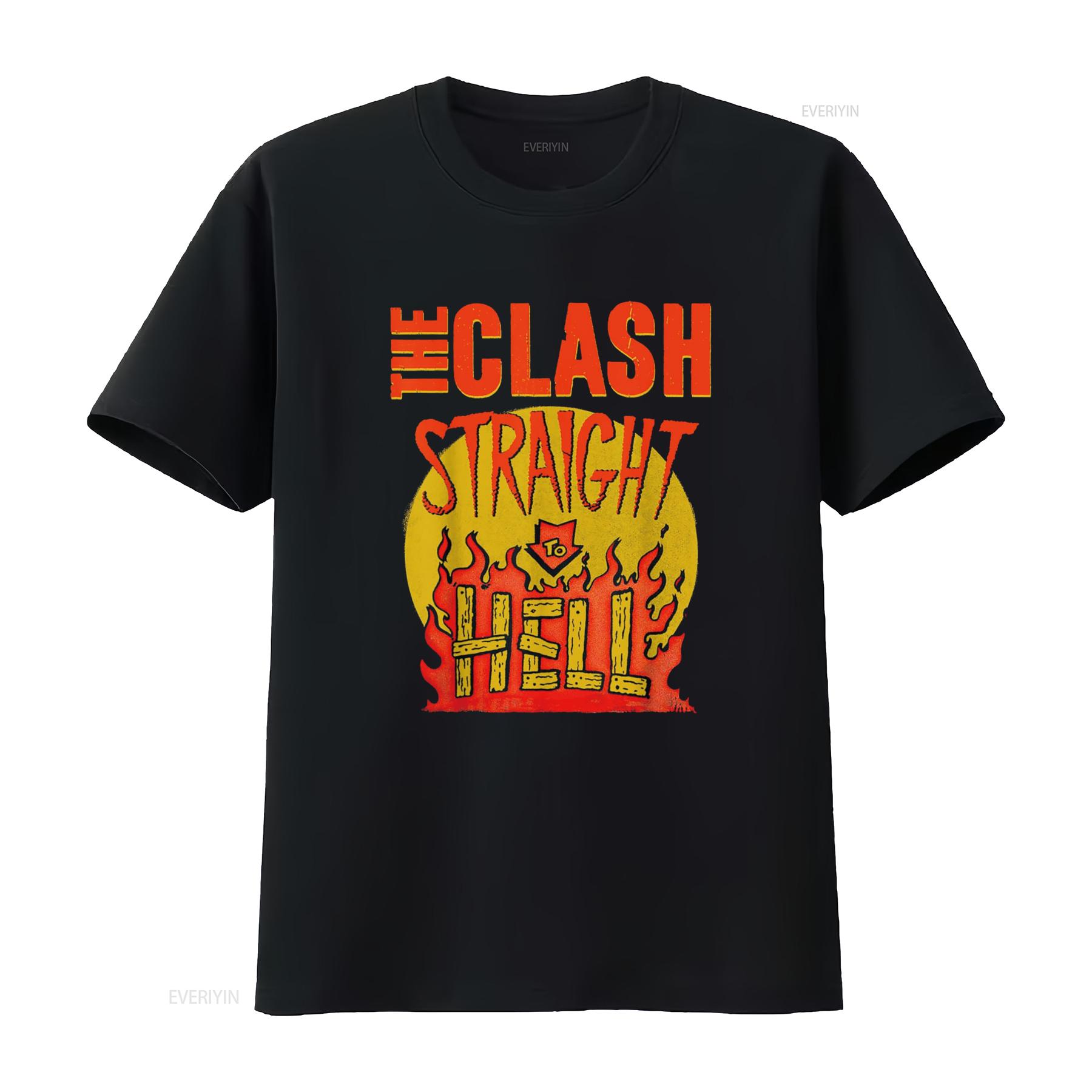 The Clash Straight To Hell T Shirt vintage Washed Versatile Stylish designer clothes Slightly Casual Soft homme Unisex 4XL
The Clash Straight To Hell T Shirt vintage Washed Versatile Stylish designer clothes Slightly Casual Soft homme Unisex 4XL