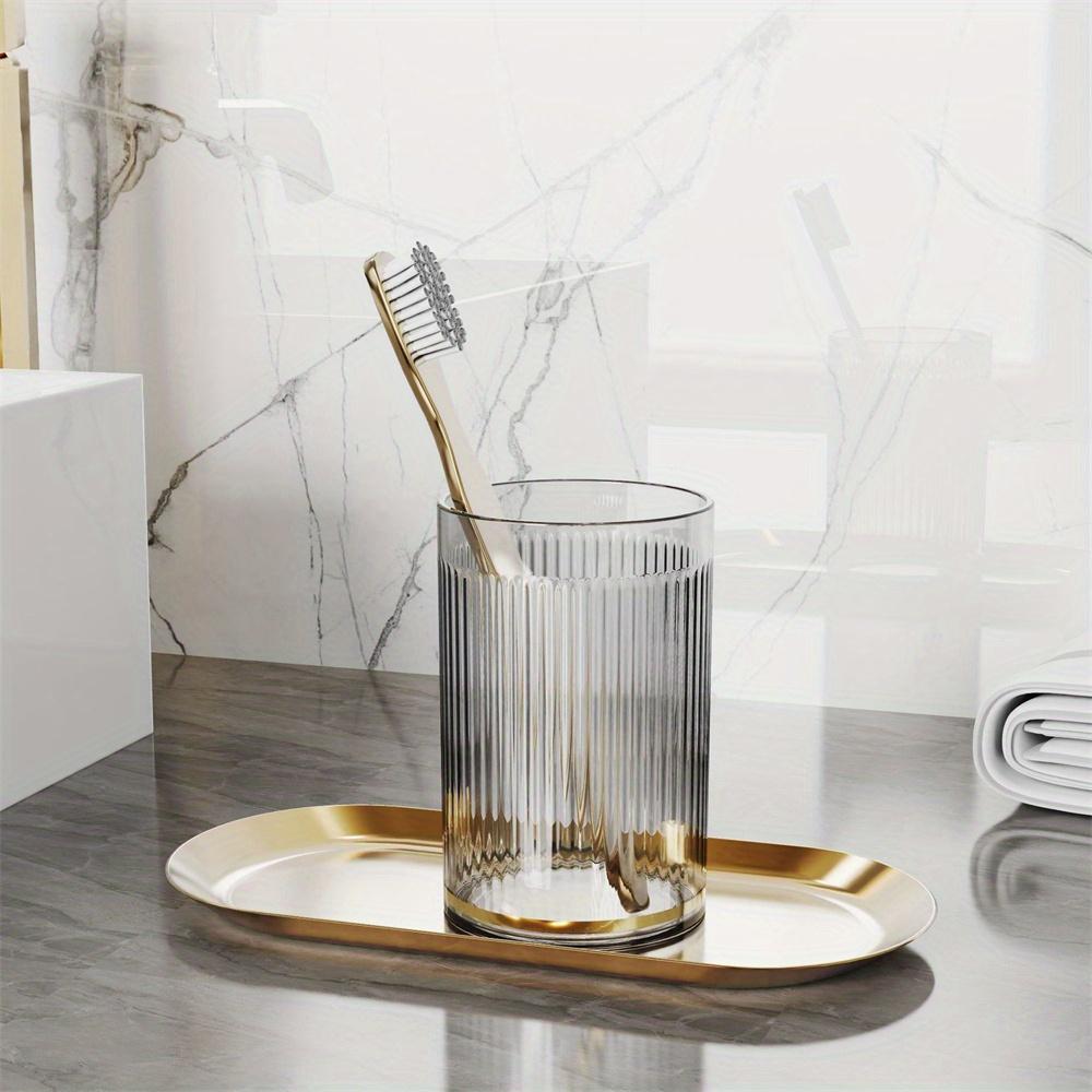 Розкішна смугаста чашка для полоскання рота Портативний круглий тримач для зубної щітки Чашка Барвиста прозора чашка для зберігання зубної щітки Інструменти для миття ванної кімнати 1pc сірий
Розкішна смугаста чашка для полоскання рота Портативний круглий тримач для зубної щітки Чашка Барвиста прозора чашка для зберігання зубної щітки Інструменти для миття ванної кімнати 1pc сірий