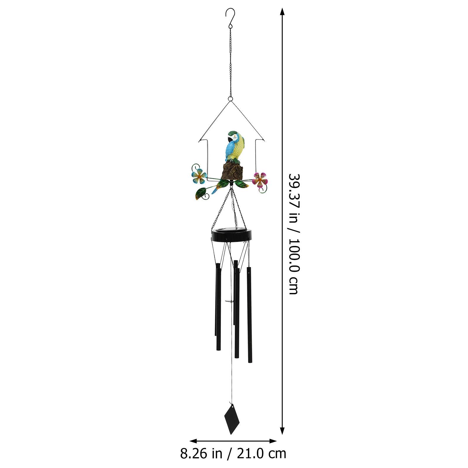 Parrot Solar Wind Chime Light Outdoor Garden Hanging Lamp Solar Wind Bell For Yard Patio Lawn Decor Lighting синій
Parrot Solar Wind Chime Light Outdoor Garden Hanging Lamp Solar Wind Bell For Yard Patio Lawn Decor Lighting синій
