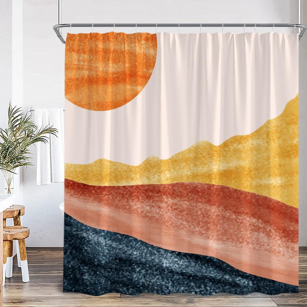 Mid-Century Abstract Shower Curtains Geometrics Leaves Palm Nordic Simple Bathroom Decorations Minimalist Polyester Bath Curtain W60H190(CM)-1 Pcs
Mid-Century Abstract Shower Curtains Geometrics Leaves Palm Nordic Simple Bathroom Decorations Minimalist Polyester Bath Curtain W60H190(CM)-1 Pcs