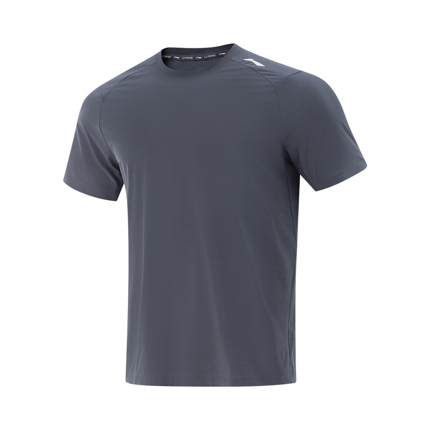 Li-Ning Fitness Series Simple Solid Color Round Neck Short Sleeve T-Shirt Men Tops Deep-Shadow-Blue ATSV395-5 S
Li-Ning Fitness Series Simple Solid Color Round Neck Short Sleeve T-Shirt Men Tops Deep-Shadow-Blue ATSV395-5 S
