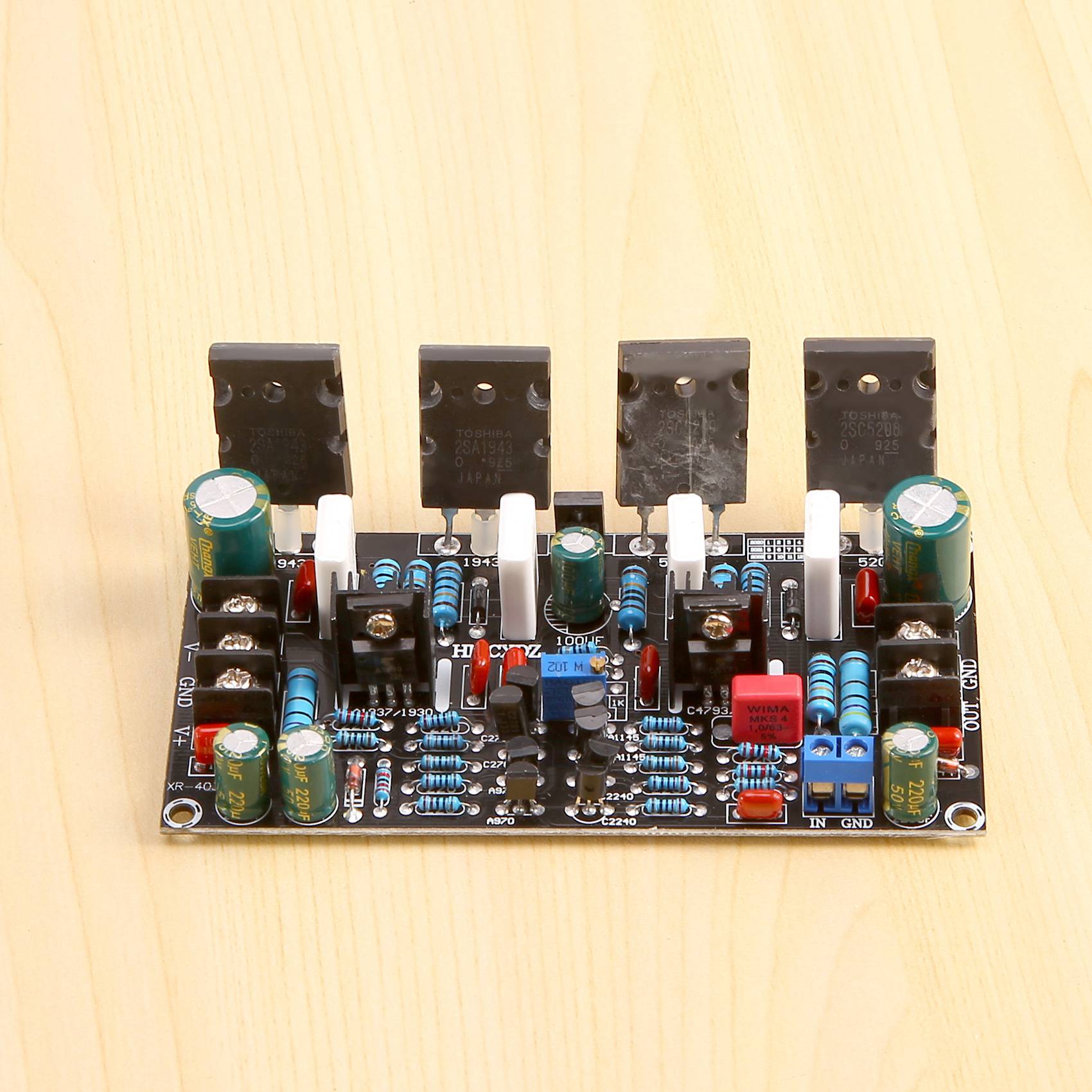 Mono Power Amplifier Board 1943+5200 High Power 200W After Tube Amp Board China Mainland
Mono Power Amplifier Board 1943+5200 High Power 200W After Tube Amp Board China Mainland