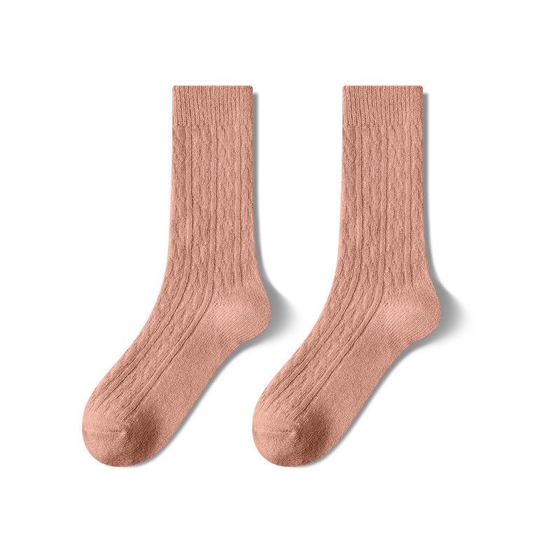 Женские осенне-зимние шерстяные носки: Плотные, Теплые, На флисовой подкладке, Кашемировые носки до середины икры для послеродового комфорта. Thickened Wool Mid-Calf Socks, One Size розовый
Женские осенне-зимние шерстяные носки: Плотные, Теплые, На флисовой подкладке, Кашемировые носки до середины икры для послеродового комфорта. Thickened Wool Mid-Calf Socks, One Size розовый