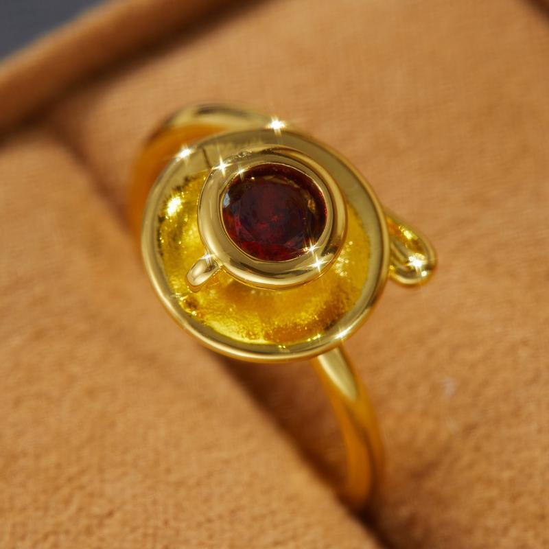 1 Personalized and Creative Tea Cup Style Adjustable Ring, Men s and Women s Fashion Trend Holiday Party Accessories Gift resizable
1 Personalized and Creative Tea Cup Style Adjustable Ring, Men s and Women s Fashion Trend Holiday Party Accessories Gift resizable