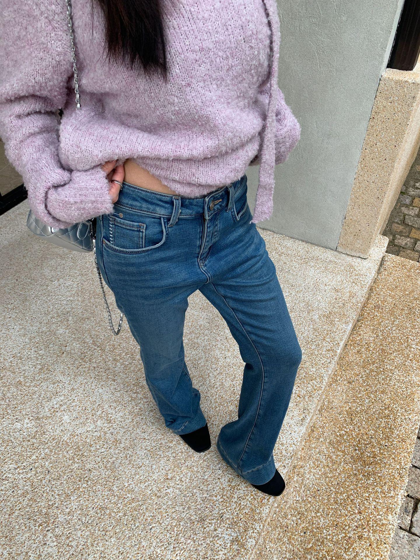 Yuyi 2025 Retro Fleece Micro-Flare Jeans with Personality Pockets, Women s Autumn/Winter Micro-Stretch Pants, Style CY1110 M (under 55 kg) синий
Yuyi 2025 Retro Fleece Micro-Flare Jeans with Personality Pockets, Women s Autumn/Winter Micro-Stretch Pants, Style CY1110 M (under 55 kg) синий