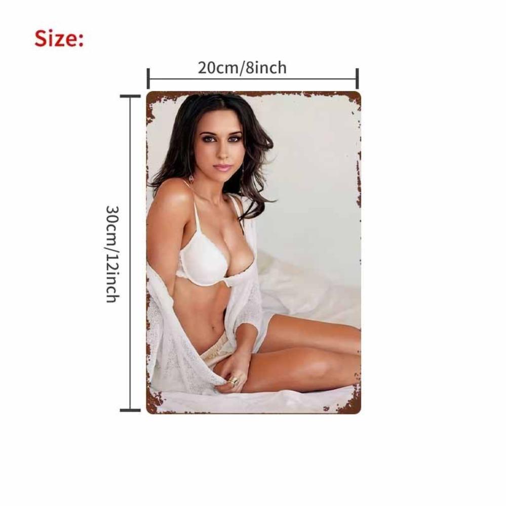 Vintage Sexy Lady Metal Wall Art Handmade Durable Iron Plaque for Bedroom Bar Garage Garden Outdoor Decor 20x30cm
Vintage Sexy Lady Metal Wall Art Handmade Durable Iron Plaque for Bedroom Bar Garage Garden Outdoor Decor 20x30cm