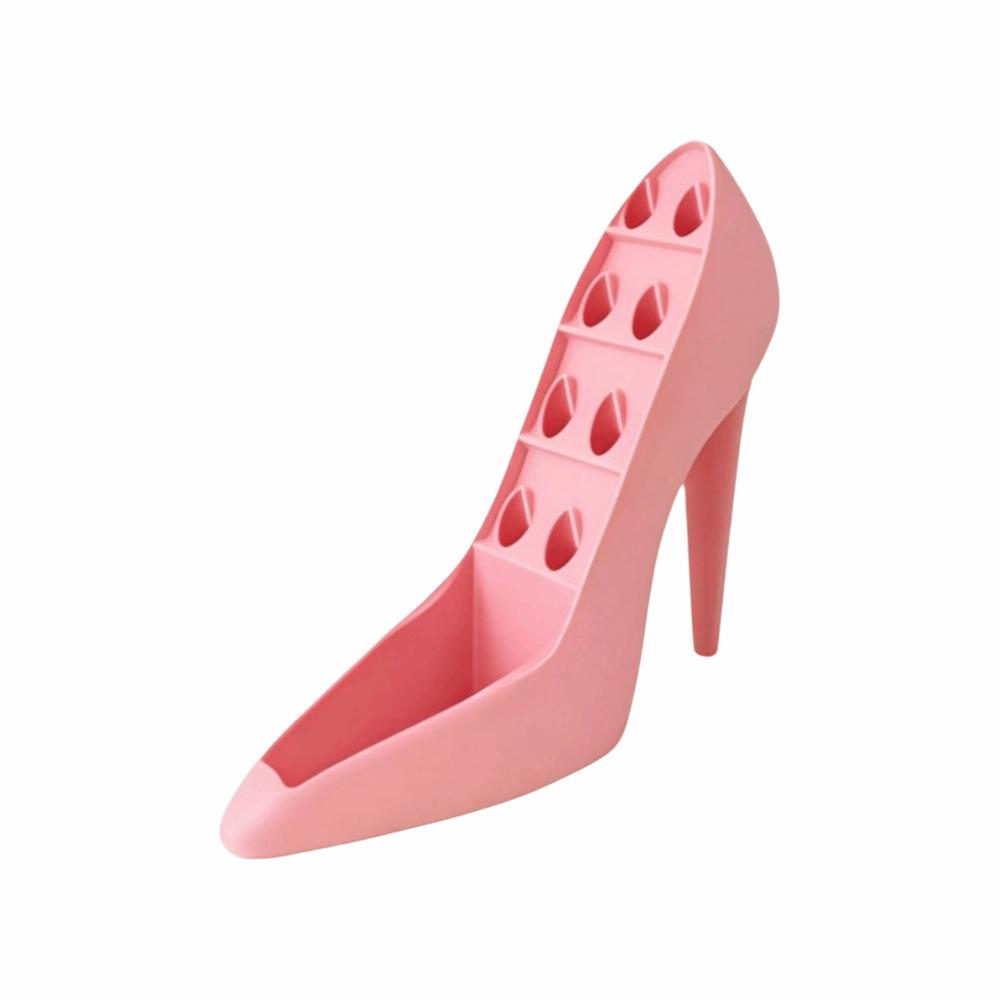 Creative Makeup Brush Holder Elegant PLA Brush Pen Holders High Heel Shaped Desktop Decorations Lipstick Organizer Home Office розовый
Creative Makeup Brush Holder Elegant PLA Brush Pen Holders High Heel Shaped Desktop Decorations Lipstick Organizer Home Office розовый