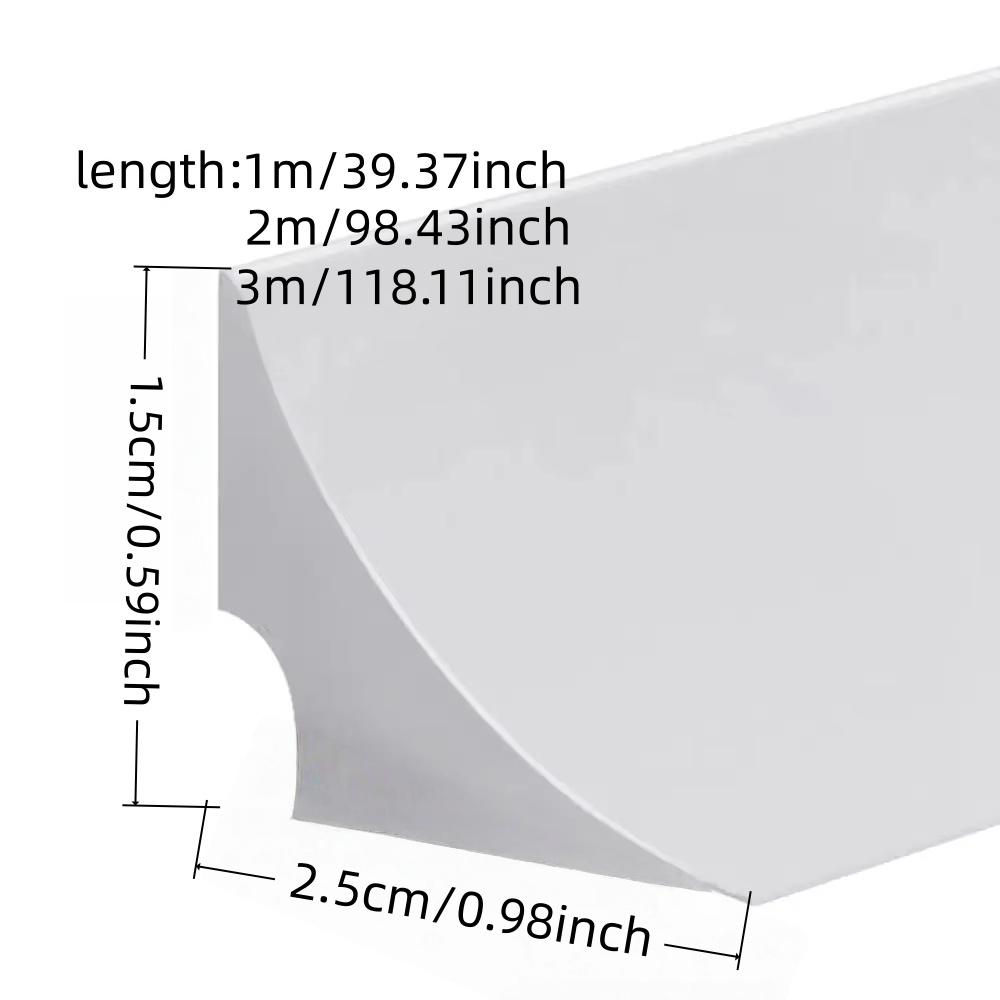 1PC 1m/39.37inch 2m/98.43inch 3m/118.111inch Self-adhesive Waterproof Strip, Decorative Waterproof Strip for Dry Wet Separation 1mx2.5cm
1PC 1m/39.37inch 2m/98.43inch 3m/118.111inch Self-adhesive Waterproof Strip, Decorative Waterproof Strip for Dry Wet Separation 1mx2.5cm