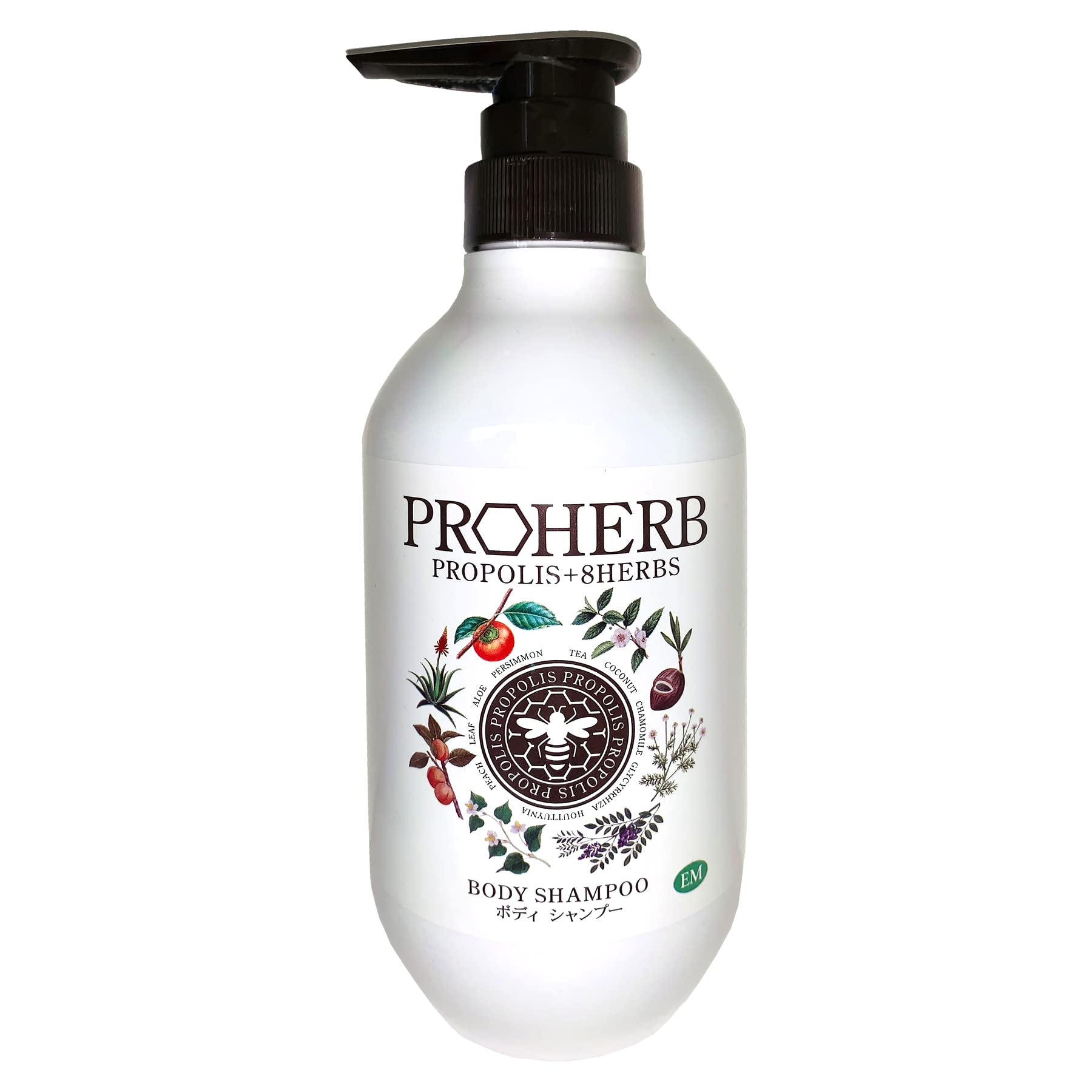 Proherb EM Body Natural Hyaluronic 500ml Shampoo, Herbs, Propolis, Honey, Acid, Fragrance-Free, Color-Free, Paraben-Free,
Proherb EM Body Natural Hyaluronic 500ml Shampoo, Herbs, Propolis, Honey, Acid, Fragrance-Free, Color-Free, Paraben-Free,