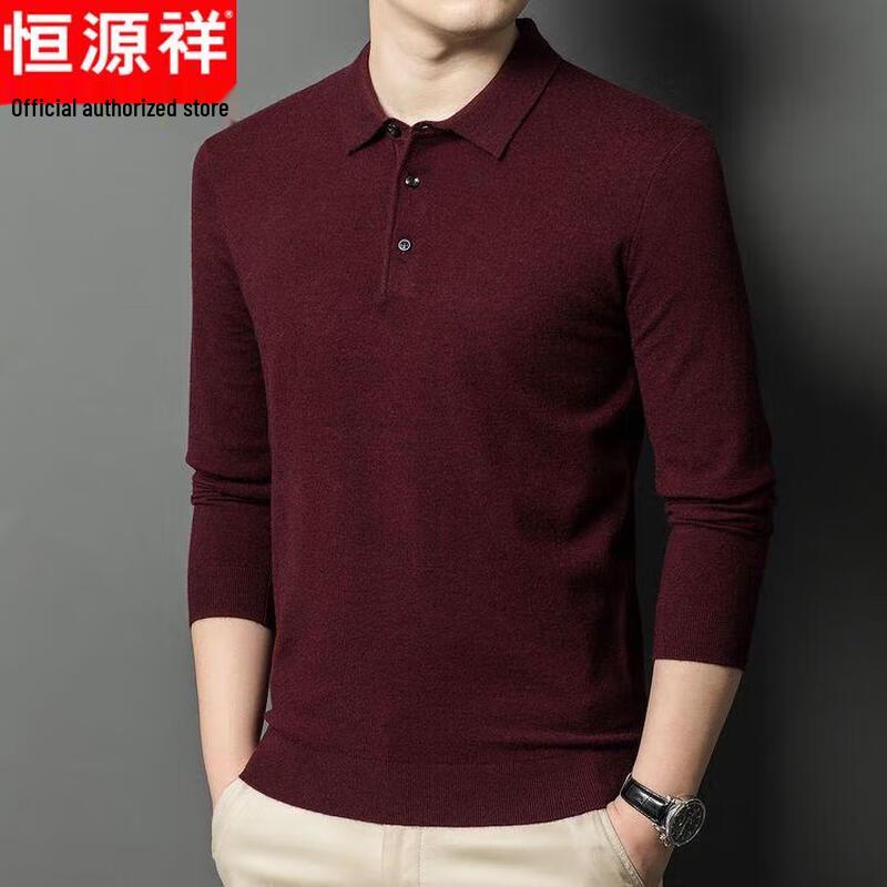 Hengyuanxiang Men s Thickened Polo Collar Long-Sleeve Knit T-Shirt L
Hengyuanxiang Men s Thickened Polo Collar Long-Sleeve Knit T-Shirt L