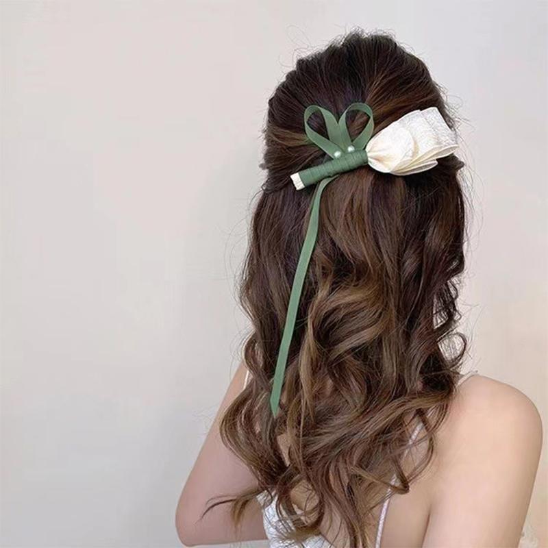 Korean Sweet Tulip Tassel Hair Clip Headdress For Women Long Ribbon Hairpin Ponytail Claw Hair Accessories
Korean Sweet Tulip Tassel Hair Clip Headdress For Women Long Ribbon Hairpin Ponytail Claw Hair Accessories