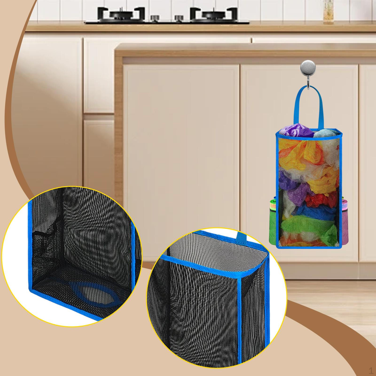 Grocery Bag Holder Breathable Mesh Reusable Large Capacity Trash Organizer for Laundry
Grocery Bag Holder Breathable Mesh Reusable Large Capacity Trash Organizer for Laundry