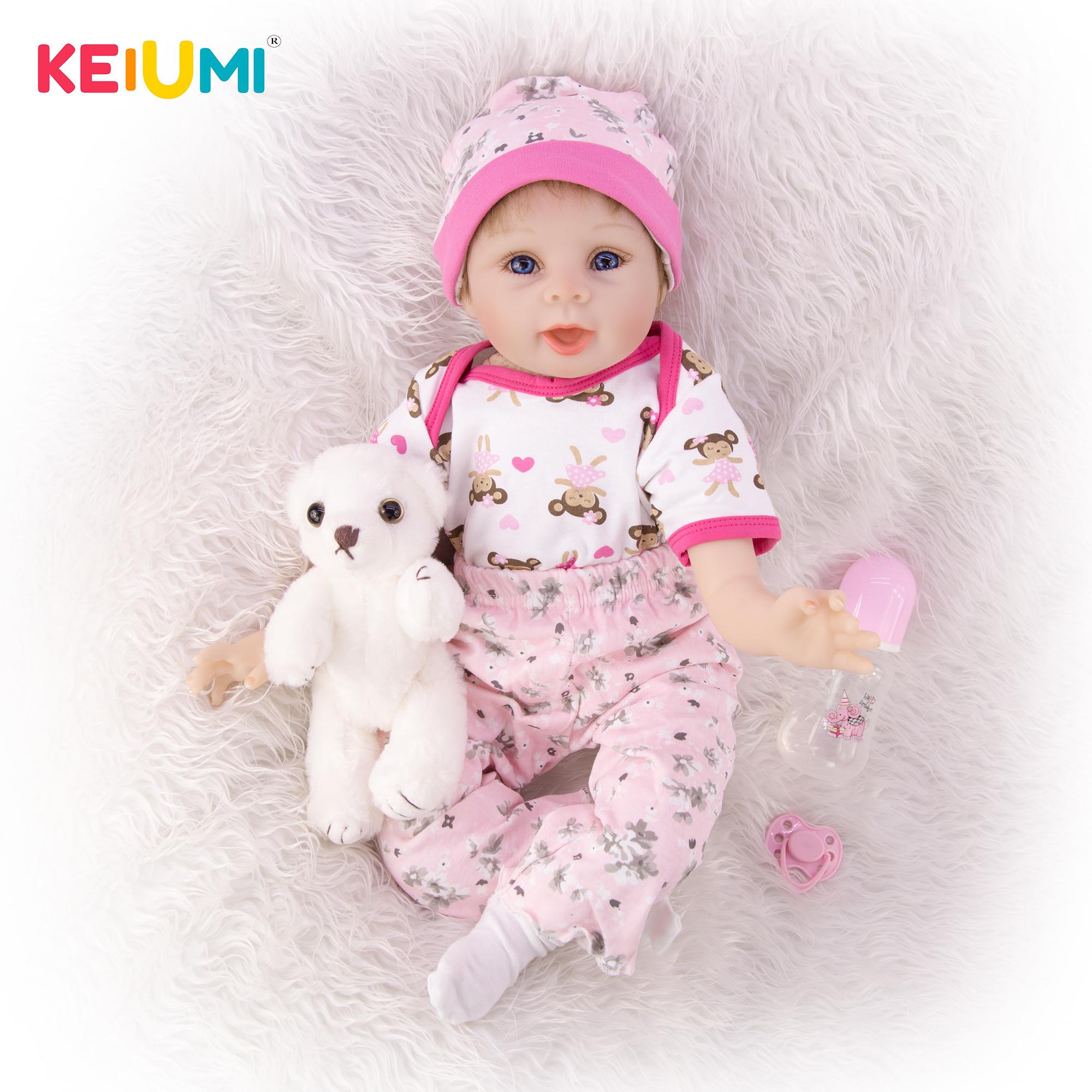 KEIUMI Boneca Reborn Dolls 55 см Лучший playmate 22 дюйма Реалистичный открытый рот Мягкая силиконовая ткань Тело Возрождение Детский день Подарки
KEIUMI Boneca Reborn Dolls 55 см Лучший playmate 22 дюйма Реалистичный открытый рот Мягкая силиконовая ткань Тело Возрождение Детский день Подарки