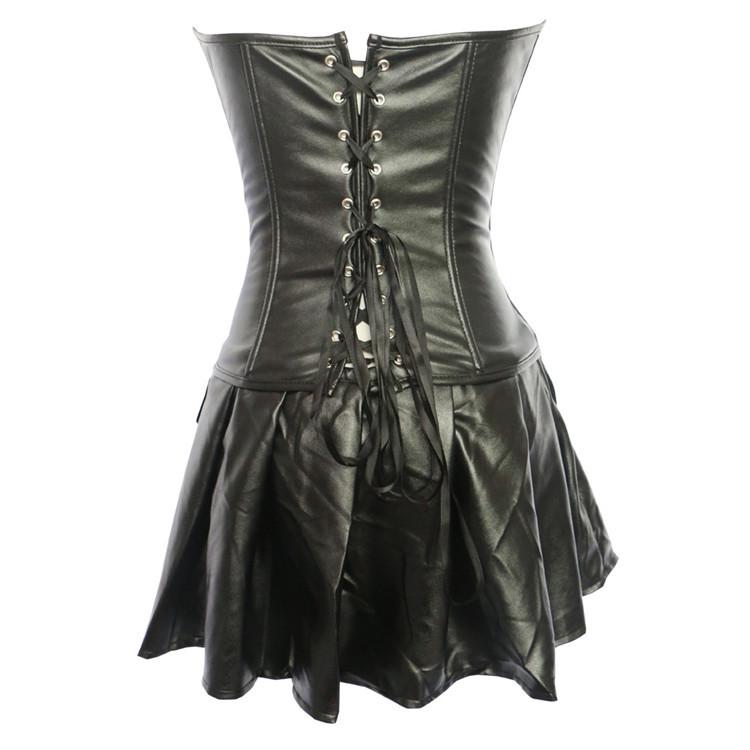 Women s Body Shaping Strapless Leather Jacket & High Waist Skirt Set with Tummy Control and European-American Design 2XL чёрный
Women s Body Shaping Strapless Leather Jacket & High Waist Skirt Set with Tummy Control and European-American Design 2XL чёрный