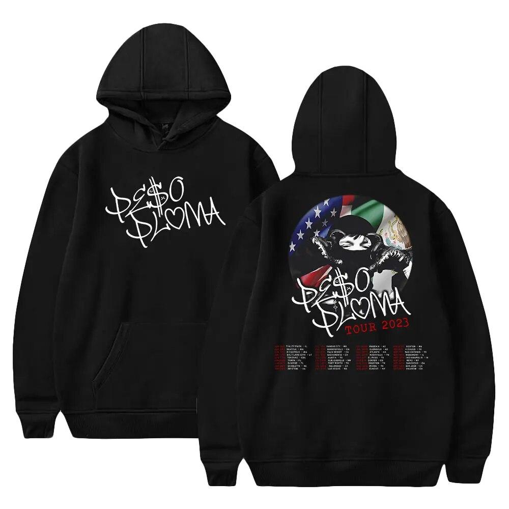 Peso Pluma Flag Tour Peso Bear Merch толстовки зимние унисекс/женские с капюшоном милая уличная одежда свитшот с длинными рукавами
Peso Pluma Flag Tour Peso Bear Merch толстовки зимние унисекс/женские с капюшоном милая уличная одежда свитшот с длинными рукавами
