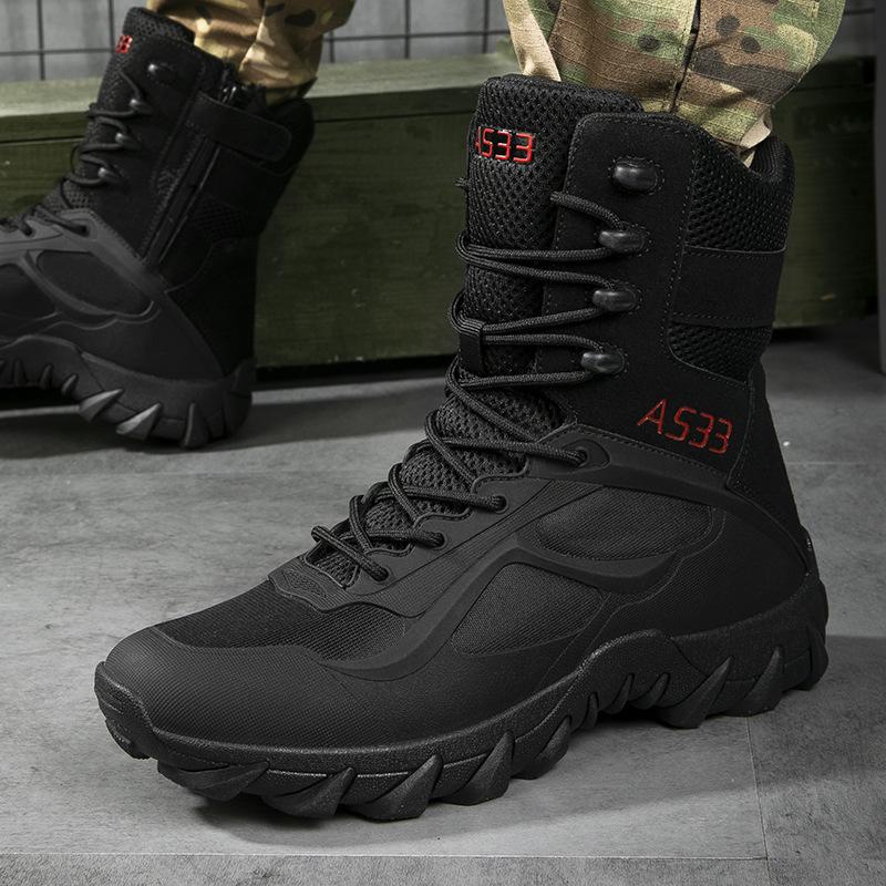 Military boots manufacturers High-top outdoor jungle combat boots Tactical boots Mountaineering shoes Men s shoes Desert tooling boots 47
Military boots manufacturers High-top outdoor jungle combat boots Tactical boots Mountaineering shoes Men s shoes Desert tooling boots 47